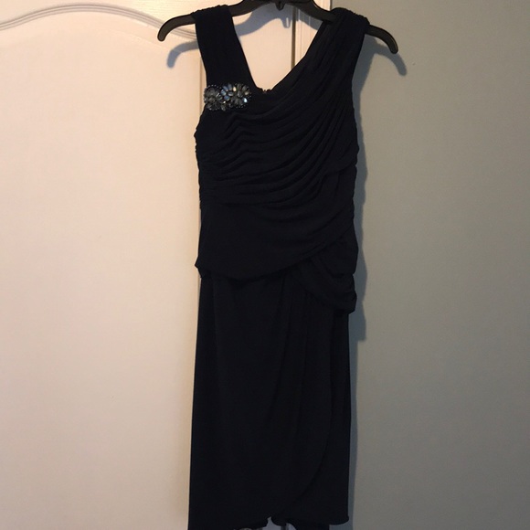 Adrianna Papell Navy evening dress - Picture 1 of 4